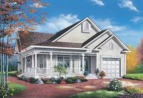 image of bungalow house plan 3314