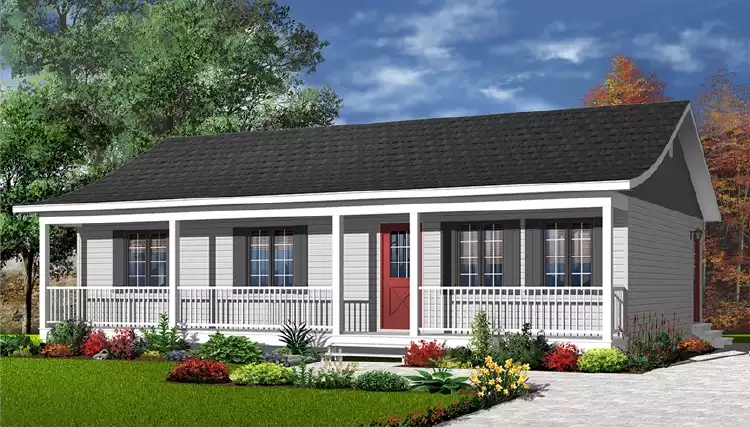 image of bungalow house plan 3686
