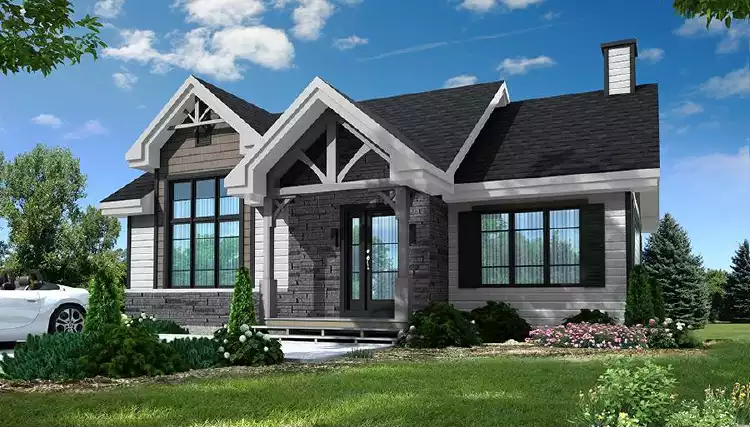 image of ranch house plan 4705