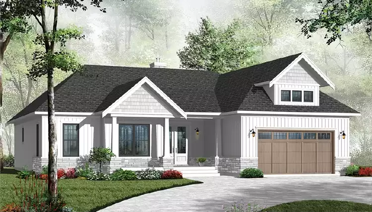 image of ranch house plan 4957