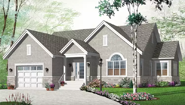 image of ranch house plan 4962