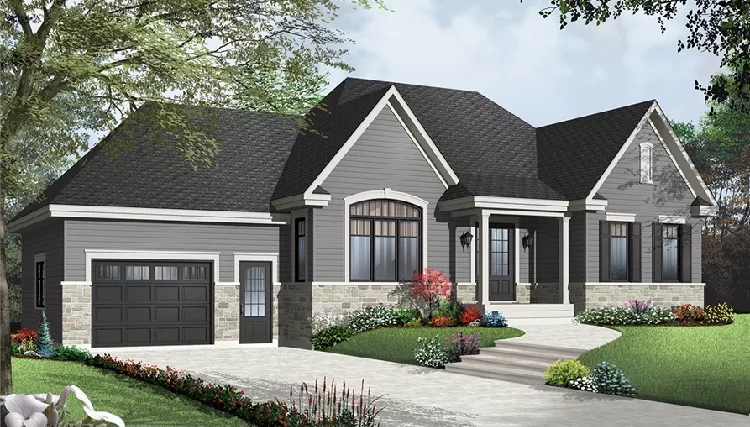 image of bungalow house plan 9572