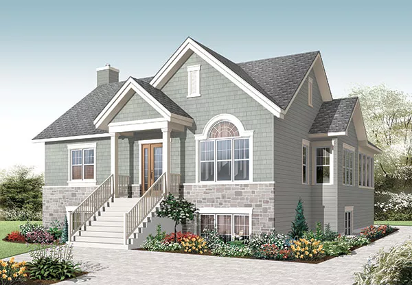 image of cape cod house plan 9832