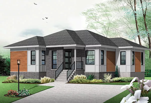 image of bungalow house plan 9525