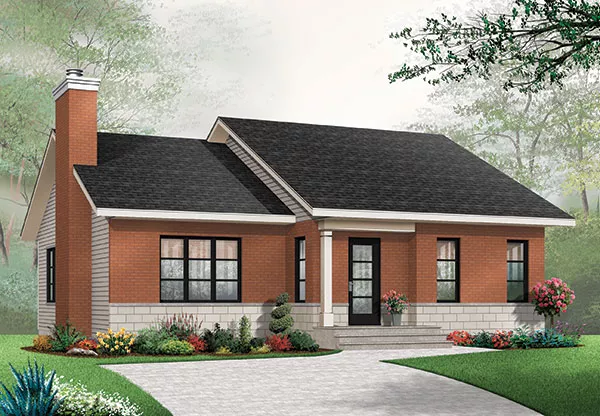 image of bungalow house plan 9836
