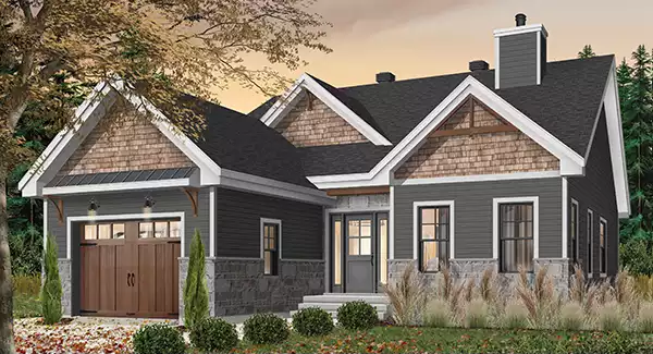 image of ranch house plan 7331