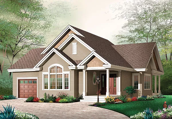 image of bungalow house plan 9550