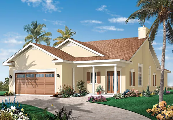 image of florida house plan 9557