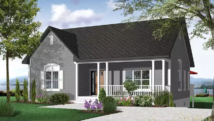 image of bungalow house plan 3284