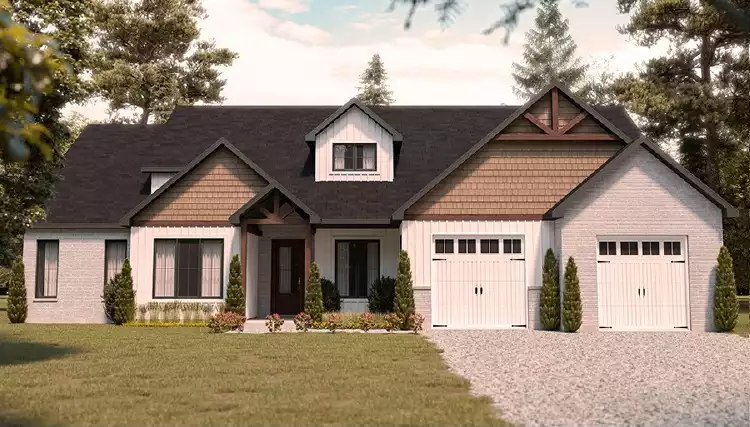 image of country house plan 6614