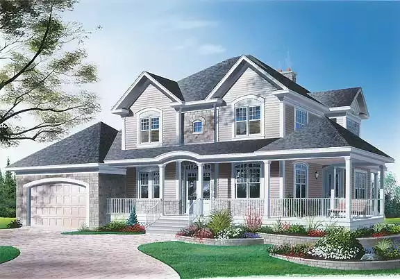 image of country house plan 4670