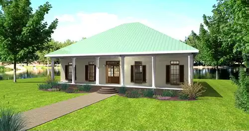 image of southern house plan 7168