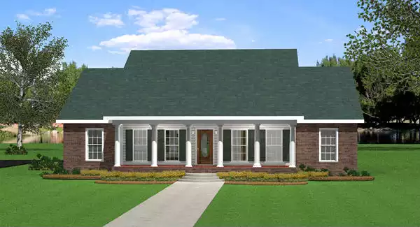 image of ranch house plan 5669