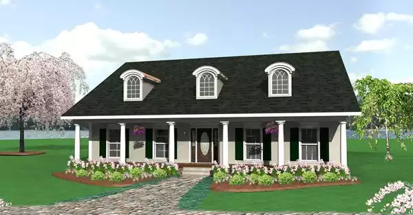 image of country house plan 5700