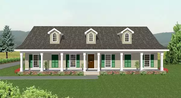 image of country house plan 5705