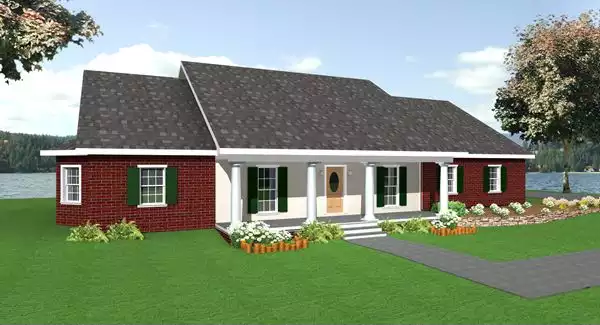 image of country house plan 5709