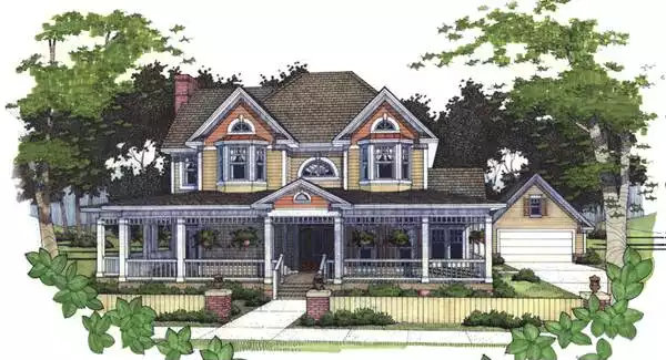 image of victorian house plan 5784
