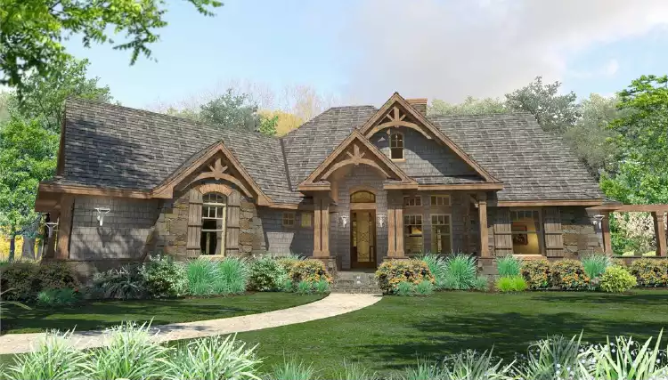 image of ranch house plan 2059