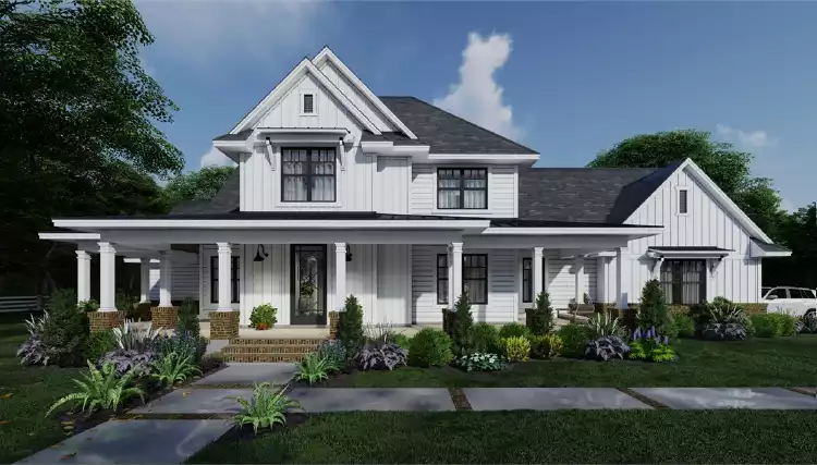 image of 2 story country house plan 7514