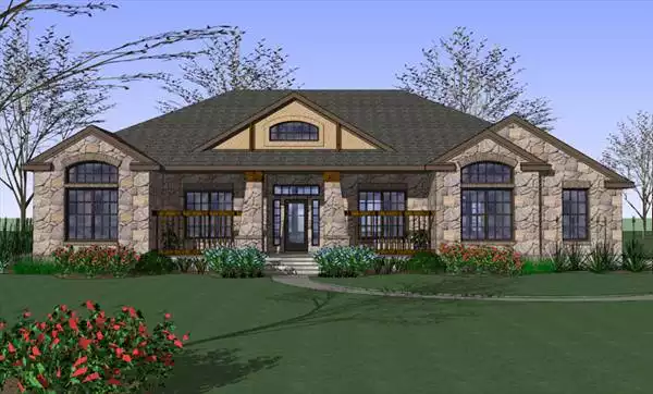 image of cottage house plan 6745