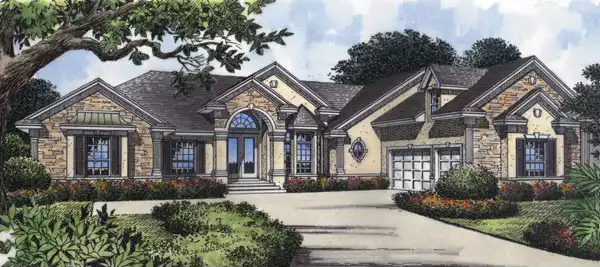 image of contemporary house plan 4171