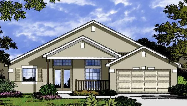 image of modern house plan 8893