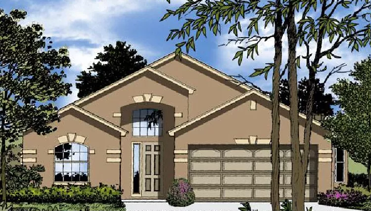 image of modern house plan 8894
