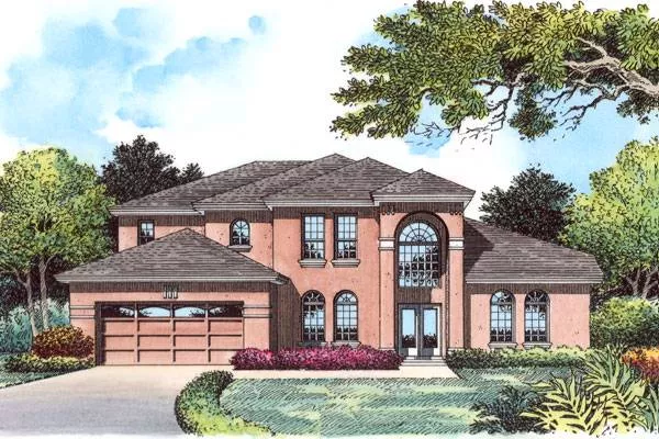 image of contemporary house plan 8988