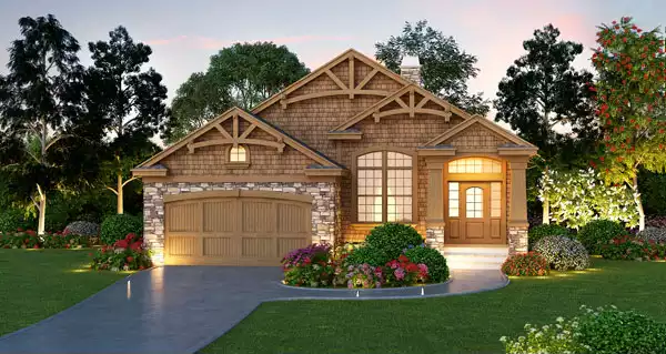 image of ranch house plan 4446