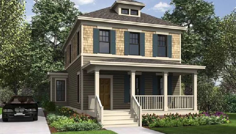 image of cottage house plan 9320