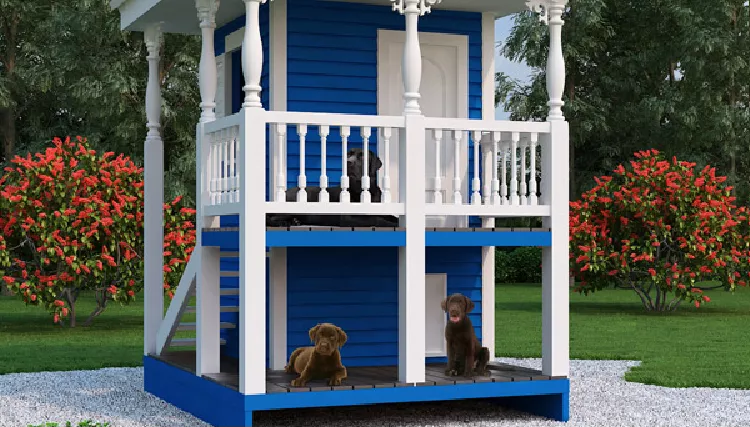image of doghouse plan 9590