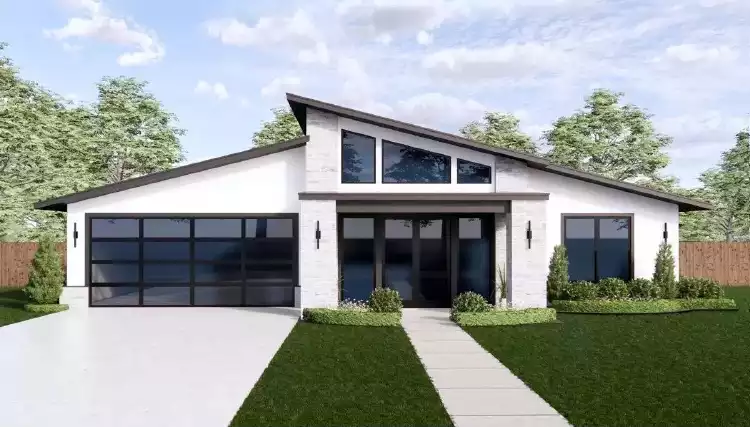 image of contemporary house plan 9225
