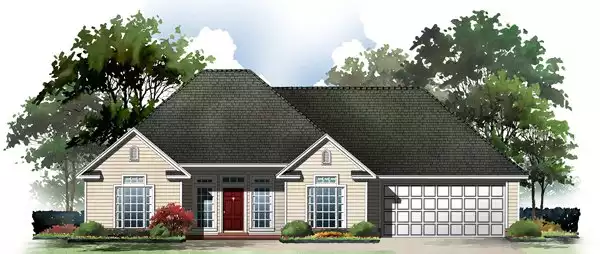 image of ranch house plan 5762
