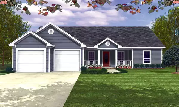 image of ranch house plan 5750