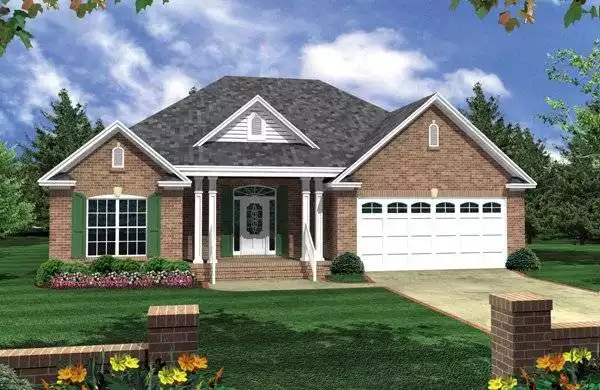 image of ranch house plan 5767