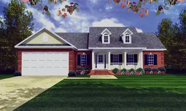 image of ranch house plan 7090