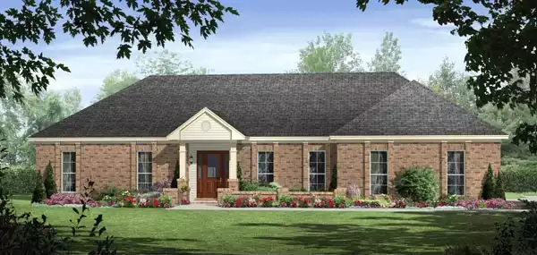 image of ranch house plan 6919