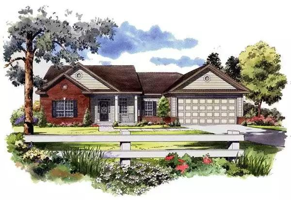 image of ranch house plan 5754