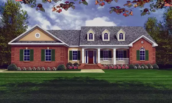 image of ranch house plan 5874