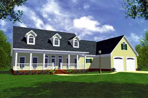 image of ranch house plan 7081