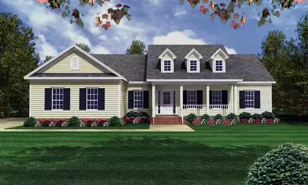 image of ranch house plan 5723