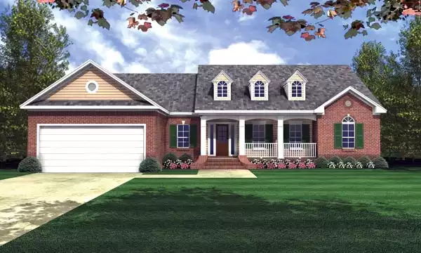 image of ranch house plan 5749