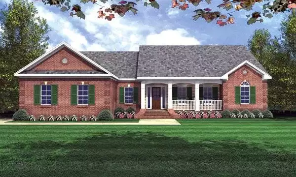 image of ranch house plan 5722