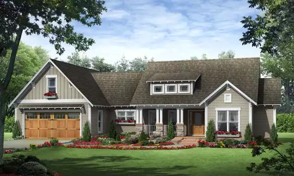image of bungalow house plan 4884