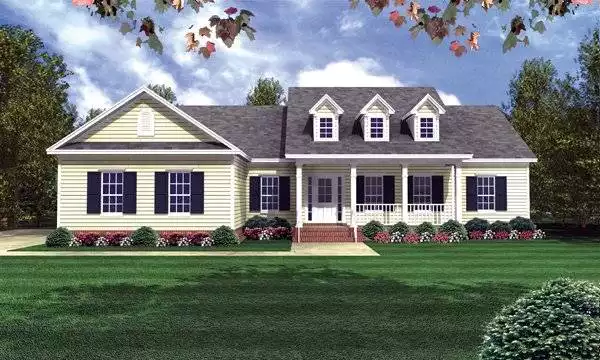 image of cape cod house plan 5756