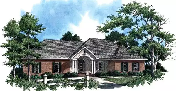 image of ranch house plan 7078