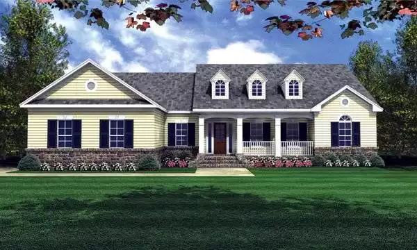 image of country house plan 5697