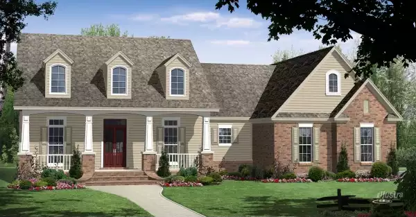 image of country house plan 3104
