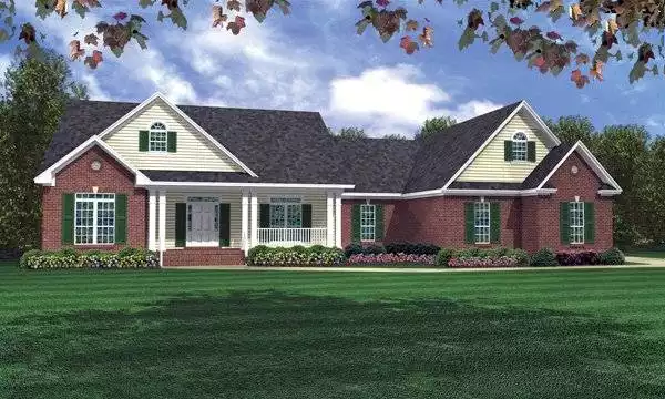 image of ranch house plan 5757