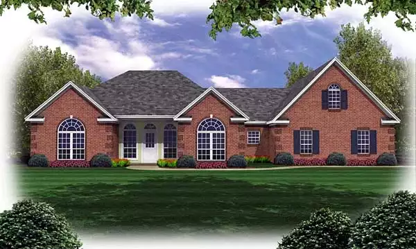 image of ranch house plan 5711